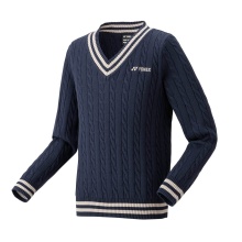 Yonex Sweater Pullover mit V-Ausschnitt 2024 indigoblau Herren